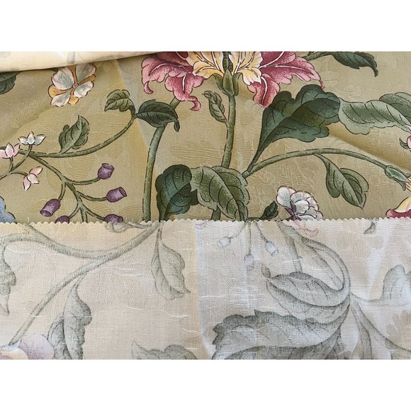 Vintage Braemore Memo Square 26" x 26" Botanique Sample Book 3 Pieces Floral - Picture 6 of 11